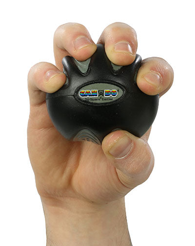 CanDo Digi-Squeeze hand exerciser - Black, x-firm — for Hand Strength and Dexterity Therapy