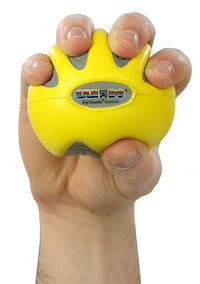 CanDo Digi-Squeeze hand exerciser - Yellow, x-light — for Hand Strength and Dexterity Therapy