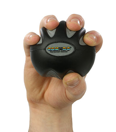 CanDo Digi-Squeeze hand exerciser - Medium - Black, x-firm — for Hand Strength and Dexterity Therapy
