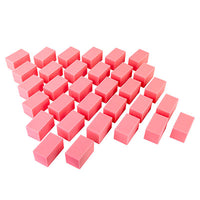 CanDo Hand Therapy Blocks, Pink (Soft), Pack of 32, Case of 5 — for Hand Flexion in Clinical and Institutional Care
