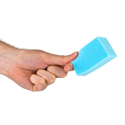 CanDo Hand Therapy Blocks, Blue (Medium), Pack of 3, Case of 40 — for Hand Flexion in Clinical and Institutional Care