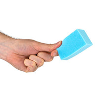 CanDo Hand Therapy Blocks, Blue (Medium), Pack of 3, Case of 40 — for Hand Flexion in Clinical and Institutional Care