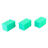 CanDo Hand Therapy Blocks, Green (Firm), Pack of 3, Case of 40 — for Hand Flexion in Clinical and Institutional Care
