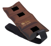 the Cuff Deluxe Ankle and Wrist Weight, Walnut (0.5 lb.) — for Strength Training and Rehabilitation