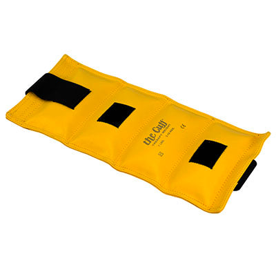 the Cuff Deluxe Ankle and Wrist Weight, Lemon (7 lb.) — for Strength Training and Rehabilitation