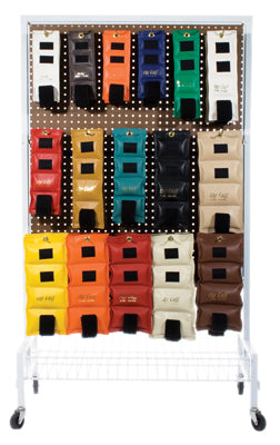 the Cuff Deluxe Ankle and Wrist Weight, 32 Piece Set with Rack (2 each: .25, .5, .75, 1, 1.5, 2, 2.5, 3, 4, 5, 6, 7, 7.5, 8, 9, 10 lb.) — for Strength Training and Rehabilitation