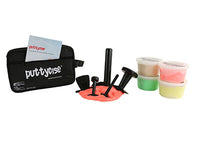 TheraPutty Puttycise Theraputty tool - 5-tool set with 4 x 1 lb putties, easy (tan-green), with bag — for Hand Therapy and Strengthening