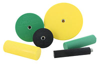 CanDo Wrist/Forearm Exerciser Set: 3 Semi-Spheres; 3 Handles — for Range-of-Motion in Clinical and Institutional Care