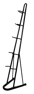 CanDo Plyometric Ball Rack, 6-Ball Capacity, Vertical, Black — for Strength Training and Rehabilitation