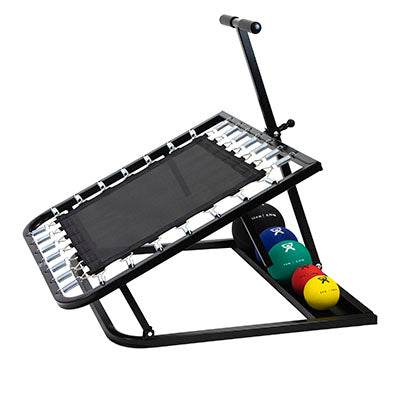 CanDo Square Ball Rebounder, 5-Piece Set (1 ea: 2, 4, 7, 11, 15 lb.) — for Strength Training and Rehabilitation