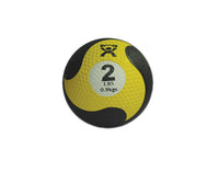 CanDo Firm Medicine Ball, 8" Diameter, Tan, 1 lbs. — for Strength Training and Rehabilitation