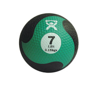 CanDo Firm Medicine Ball, 8" Diameter, Tan, 1 lbs. — for Strength Training and Rehabilitation