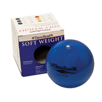 TheraBand Soft Weights ball - Blue - 2.5 kg, 5.5 lb — for Resistance Training and Rehabilitation