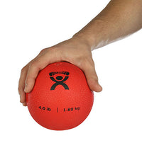 CanDo Soft and Pliable Medicine Ball, Tan, 1 lbs. — for Strength Training and Rehabilitation