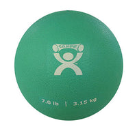 CanDo Soft and Pliable Medicine Ball, Tan, 1 lbs. — for Strength Training and Rehabilitation