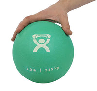 CanDo Soft and Pliable Medicine Ball, Tan, 1 lbs. — for Strength Training and Rehabilitation