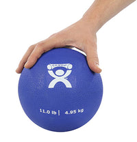 CanDo Soft and Pliable Medicine Ball, Tan, 1 lbs. — for Strength Training and Rehabilitation