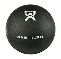 CanDo Soft and Pliable Medicine Ball, Tan, 1 lbs. — for Strength Training and Rehabilitation