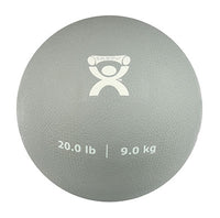CanDo Soft and Pliable Medicine Ball, Tan, 1 lbs. — for Strength Training and Rehabilitation