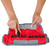 the Cuff The Adjustable Cuff wrist weight - 4 lb - 20 x 0.2 lb inserts - Red - each — for Strength Training and Rehabilitation