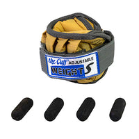 the Cuff The Adjustable Cuff pediatric wrist weight - 2 lb - 12 x 0.17 lb inserts - Tan - each — for Strength Training and Rehabilitation