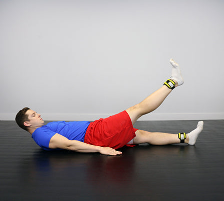 the Cuff CanDo Weight Straps - 1 lb Set (2 each: 1/2 lb weight) - Yellow — for Strength Training and Rehabilitation