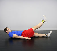 the Cuff CanDo Weight Straps - 1 lb Set (2 each: 1/2 lb weight) - Yellow — for Strength Training and Rehabilitation