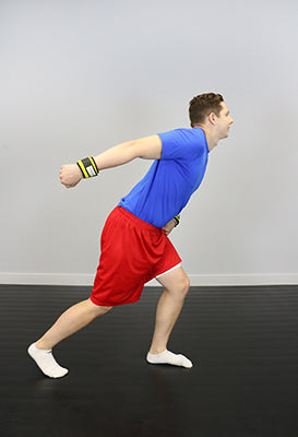 the Cuff CanDo Weight Straps - 1 lb Set (2 each: 1/2 lb weight) - Yellow — for Strength Training and Rehabilitation