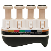 CanDo Digi-Flex Multi, Basic Starter Pack, 1 Frame, 4 Tan (XX-Light) Buttons — for Hand Flexion in Clinical and Institutional Care