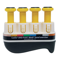 CanDo Digi-Flex Multi, Basic Starter Pack, 1 Frame, 4 Red (Light) Buttons — for Hand Flexion in Clinical and Institutional Care