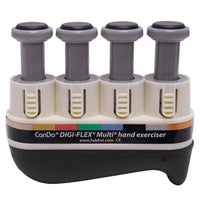 CanDo Digi-Flex Multi, Basic Starter Pack, 1 Frame, 4 Red (Light) Buttons — for Hand Flexion in Clinical and Institutional Care