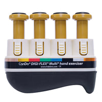 CanDo Digi-Flex Multi, Basic Starter Pack, 1 Frame, 4 Red (Light) Buttons — for Hand Flexion in Clinical and Institutional Care