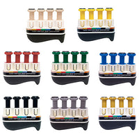 CanDo Digi-Flex Multi 8-piece set - 8 Frames, 32 Buttons (4 each: Tan through Gold) — for Hand Flexion in Clinical and Institutional Care