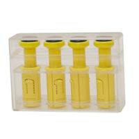 CanDo Digi-Flex Multi, 4 Additional Finger Buttons with Box, Yellow (X-Light) — for Hand Flexion in Clinical and Institutional Care