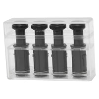 CanDo Digi-Flex Multi, 4 Additional Finger Buttons with Box, Yellow (X-Light) — for Hand Flexion in Clinical and Institutional Care
