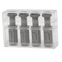 CanDo Digi-Flex Multi, 4 Additional Finger Buttons with Box, Yellow (X-Light) — for Hand Flexion in Clinical and Institutional Care