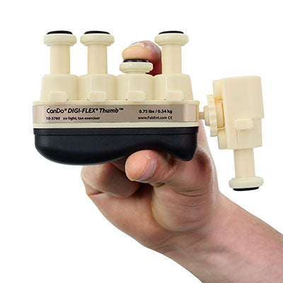 CanDo Digi-Flex Thumb - Tan (xx-light) — for Hand Flexion in Clinical and Institutional Care