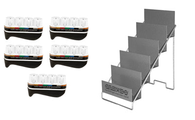 CanDo Digi-Flex Multi, 5 Frames with Metal Rack — for Organized Equipment Storage