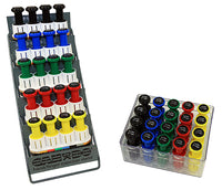 CanDo Digi-Flex Multi Large Clinic Pack, Standard (5 pre-built Multis plus 20 button set w/rack) — for Organized Equipment Storage