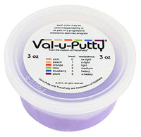 Val-u-Putty Exercise Putty - Plum (x-firm) - 2 oz — for Hand Therapy and Strengthening