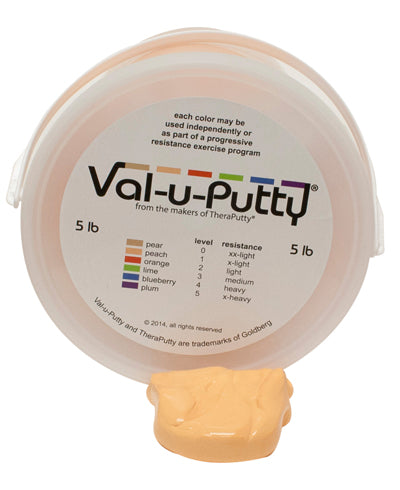 Val-u-Putty Exercise Putty - Peach (x-soft) - 5 lb — for Hand Therapy and Strengthening