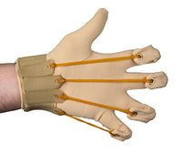 CanDo Deluxe Finger Flexion Glove, L/XL Left — for Hand Flexion in Clinical and Institutional Care
