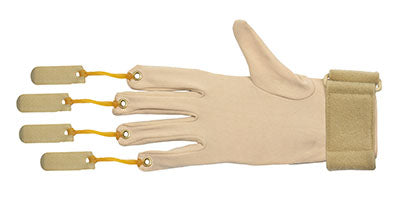 CanDo Deluxe Finger Flexion Glove, L/XL Right — for Hand Flexion in Clinical and Institutional Care