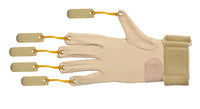 CanDo Deluxe with Thumb Finger Flexion Glove, S/M Right — for Hand Flexion in Clinical and Institutional Care