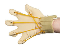 CanDo Deluxe with Thumb Finger Flexion Glove, L/XL Right — for Hand Flexion in Clinical and Institutional Care