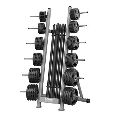 Power Systems ProElite Pump Storage Rack, Set of 10 — for Strength Training and Rehabilitation