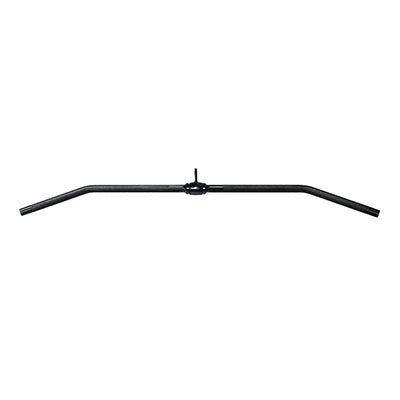 Power Systems Black Chrome, 48" Cable Lat Bar — for Fitness Equipment in Clinical and Institutional Care