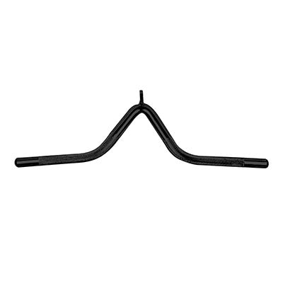 Power Systems Black Chrome, Cable Multi Purpose V Bar — for Fitness Equipment in Clinical and Institutional Care