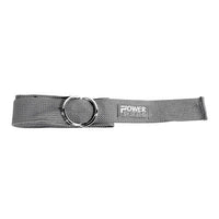 Power Systems Yoga Straps with D Rings, Dark Gray, 8' — for Flexibility and Mobility Training