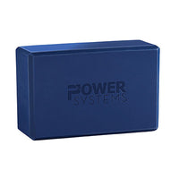 Power Systems Yoga Block, Navy Blue, 4" — for Flexibility and Mobility Training